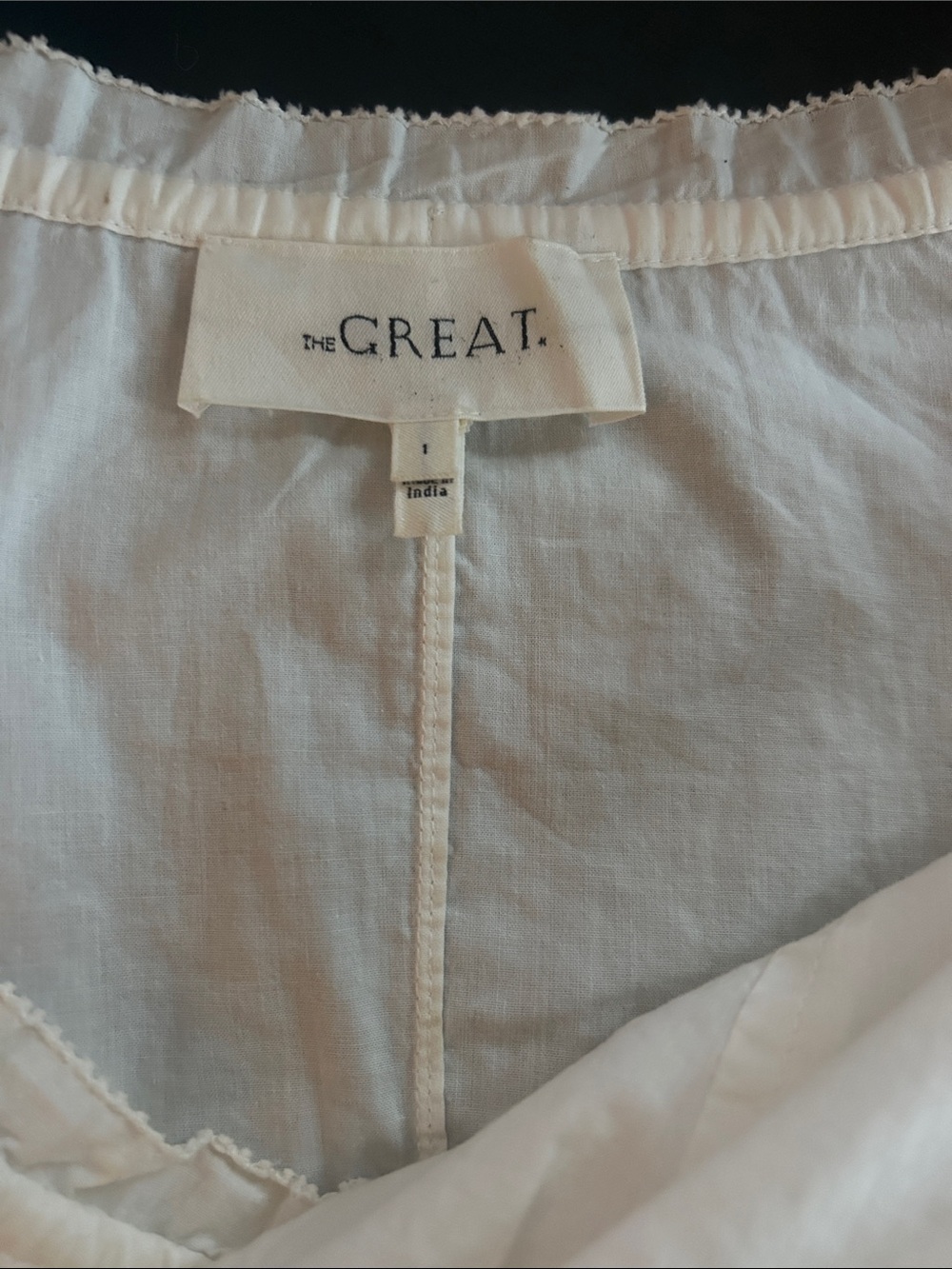 The Great THE HAVEN TOP IN TRUE WHITE Size 1 - Picture 5 of 6